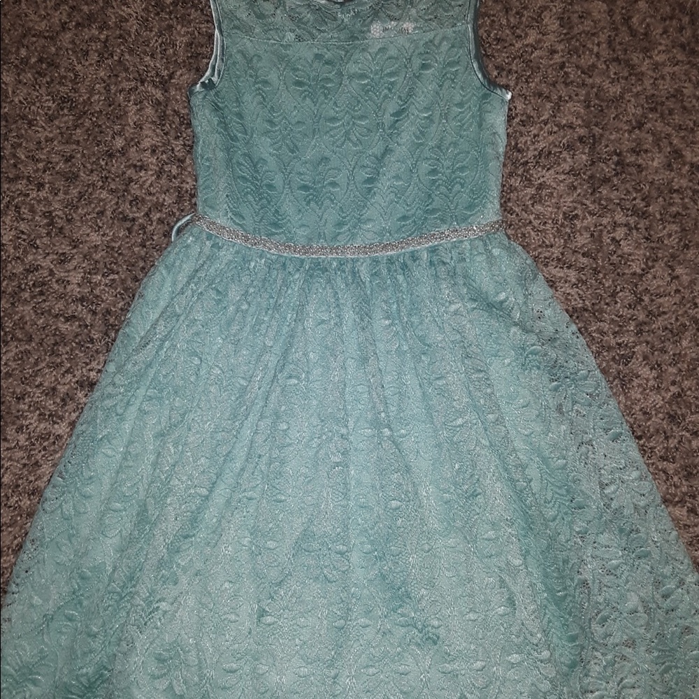 Turquoise dress